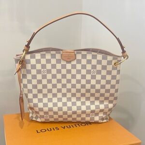 Louis Vuitton Graceful PM handbag in Damier Azur